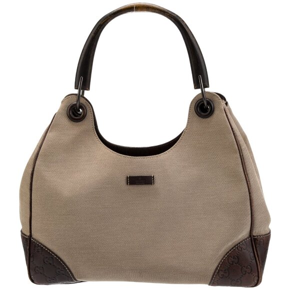 Gucci GG Signature-Trimmed Colbert Hobo - Picture 1 of 16